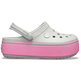 【アウトレット】クロックス CROCS クロックバンド プラットフォーム クロッグ GS crocband platform clog GS キッズ サンダル 子供用 [AA]