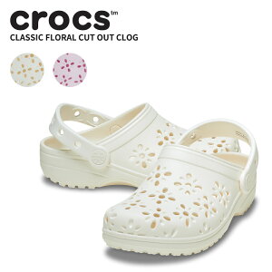 NbNX T_ CROCS NVbN t[ Jbg AEg NbO Classic Floral Cut Out Clog Y fB[X jp T_ T{ y ԕ 210927