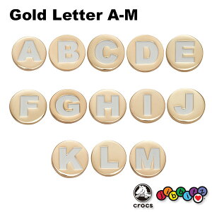 NbNX CROCS Wrbc jibbitz S[h^[A-M gold letter A-M NbNX V[YANZT[ At@xbg CjV [SKY] []