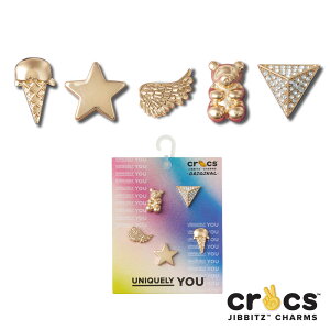 NbNX CROCS Wrbc jibbitz S[h ACR 5pbN gold icons 5pk V[YANZT[ َq N} [] lR|X