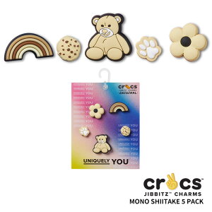 NbNX CROCS Wrbc jibbitz mVC^P 5pbN Mono Shiitake 5 Pack V[YANZT[ [] lR|X