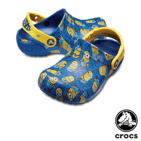 【4/23まで店内全品P5倍以上！】クロックス CROCS クロックス ファン ラブ ミニオンズ グラフィック クロッグ キッズ crocs fun lab Minions graphic clog kids サンダル ベビー & キッズ 子供用 [AA]