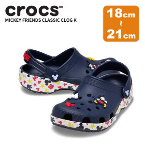 NbNX CROCS T_ V[Y LbY ~bL[ tY NVbN NbO K Mickey Friends Classic Clog Kids V[Y qp T{ ϐ y AEghA LN^[ fBYj[ cr-211148
