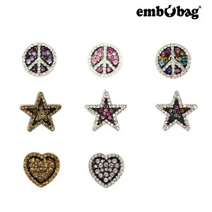 G{obO embobag AEgC s[X n[g X^[ `[ outline peace heart star charm NbNX Wrbc V[YANZT[ []