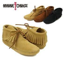 【ポイント5～10倍】【アウトレット】ミネトンカ MINNETONKA クラシック フリンジ ソフトソール ブーツ Classic Fringe Softsole Boot レディース ウィメンズ用 ルームシューズ 室内履き [AA]