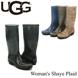 【ポイント5～10倍】アグ UGG ウィメンズ シェイ プラッド Women'S/Shaye Plaid レインブーツ 長靴 [CC]