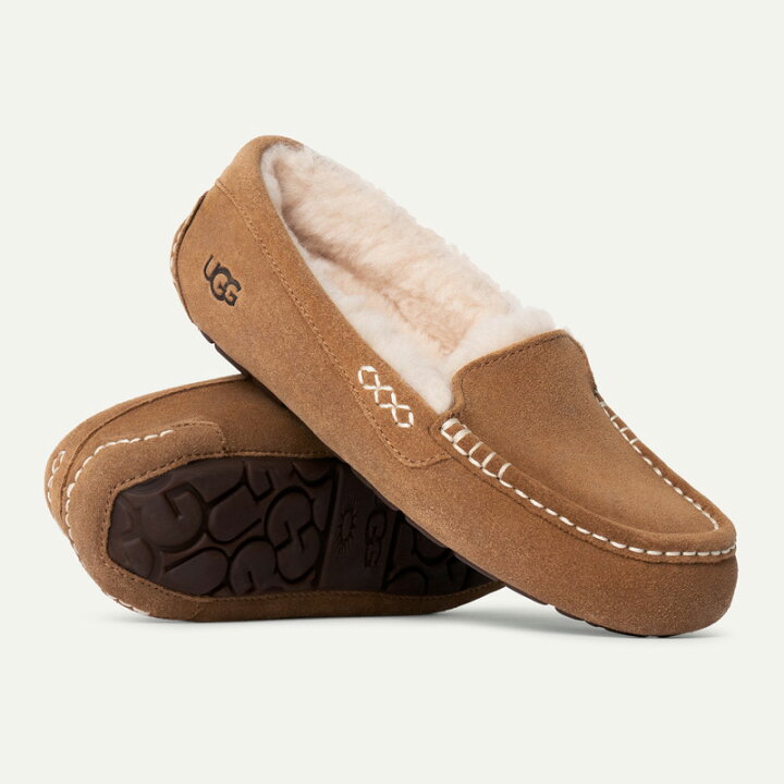 新品 未使用！] UGG W Ansley モカシン 炊き 7（38） ブラウン