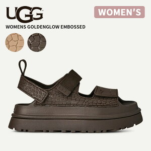 �A�O ���f�B�[�X �X�g���b�v �T���_�� UGG �S�[���f���O���E �G���{�X Women's GoldenGlow Embossed �X�|�T�� �X�g���b�v�T���_�� ���� 1175311