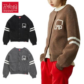 【ポイント5～10倍】マンハッタン ポーテージ Manhattan Portage Crew Neck Jacquard Cardigan MP-L101 ニット ジャガード カーディガン レディース [AA]