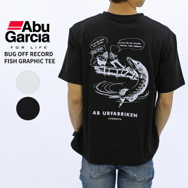 アブガルシア Tシャツ Abu Garcia バグ オフ レコード フィッシュ グラフィック Bug Off Record Fish Graphic T 24SAB-013 メンズ 半袖 トップス カットソー 父の日