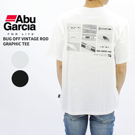 アブガルシア Tシャツ Abu Garcia バグ オフ ヴィンテージ ロッド グラフィック Bug Off Vintage Rod Graphic T 24SAB-014 メンズ 半袖 トップス カットソー 父の日