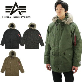 【4/23まで店内全品P5倍以上！】アルファ インダストリーズ ALPHA INDUSTRIES N-3B W3X Parka ミリタリーコート アウター 男性 メンズ [DD]