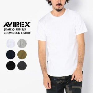 ABbNX TVc AVIREX DAILY S/S RIB CREW NECK TEE (6143502) fC[ N[lbN Y TVc 7834934014 lR|X