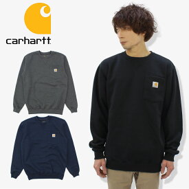 ＼SUPER SALE／カーハート Carhartt CREW NECK POCKET SWEATSHIRT 103852 メンズ クルーネックスウェット トレーナー 父の日