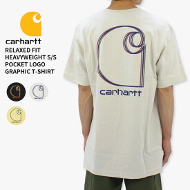 ＼タイムセール開催中／カーハート Carhartt RELAXED FIT HEAVYWEIGHT S/S POCKET LOGO GRAPHIC T-SHIRT 105179 TK5179 メンズ 半袖 Tシャツ ワークウェア [AA-3]