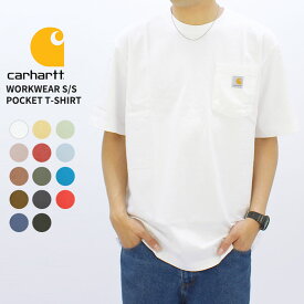 【ポイント5倍以上】カーハート Carhartt WORKWEAR S/S POCKET T-SHIRT K87 K87-M メンズ 半袖 Tシャツ ワークウェア カットソー [AA-3]
