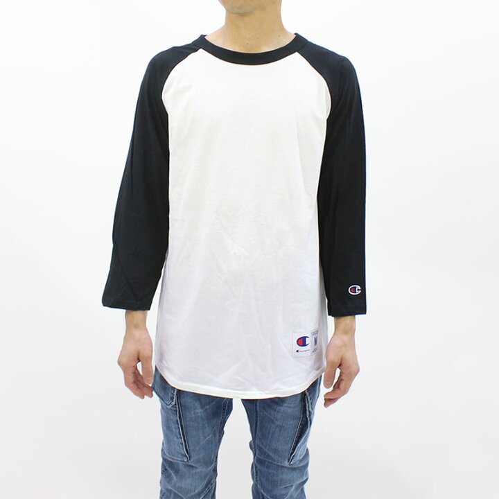 楽天市場】チャンピオン Tシャツ Champion ラグラン ベースボール 5.2