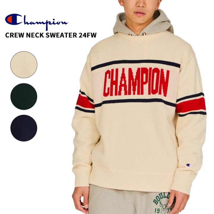 楽天市場】チャンピオン セーター メンズ Champion クルーネック 