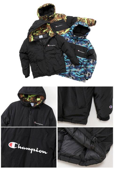楽天市場】チャンピオン Champion ダウンジャケット 20FW カモ柄 秋冬  