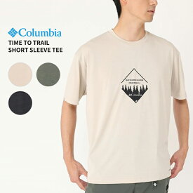 ＼SUPER SALE／コロンビア Tシャツ Columbia タイムトゥトレイル ショートスリーブティー Time to Trail Short Sleeve Tee PM0271 半袖Tシャツ トップス カットソー 父の日