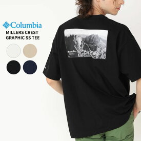 コロンビア Columbia ミラーズクレストグラフィックショートスリーブティー Millers Crest Graphic SS Tee PM0795 半袖Tシャツ トップス カットソー [AA]