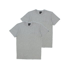 【4/23まで店内全品P5倍以上！】デウスエクスマキナ Deus EX Machina DEUS 2 PACK TEES 黒タグ メンズ トップス 半袖 パックTシャツ 2枚組 メンズ [AA]