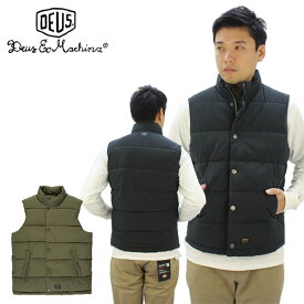 【17日まで店内全品P5倍以上！】デウスエクスマキナ Deus EX Machina CARSON VEST キルト ベスト 男性 メンズ [BB]