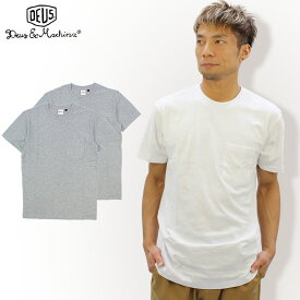 【店内P5倍以上】デウスエクスマキナ Deus EX Machina DEUS 2 PACK TEES 白タグ メンズ トップス 半袖 パックTシャツ 2枚組 メンズ [AA]