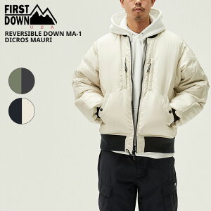 �t�@�[�X�g�_�E�� First Down ���o�[�V�u���_�E�� MA-1 �f�B�N���X�}�E�� REVERSIBLE DOWN MA-1 DICROS MAURI �����Y �A�E�^�[ f542006