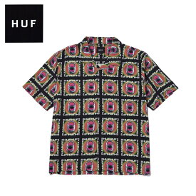 【4/23まで店内全品P5倍以上！】ハフ HUF PLEASURES POP TOP RAYON WOVEN SHIRT プレジャーズ 半袖シャツ メンズ [AA]