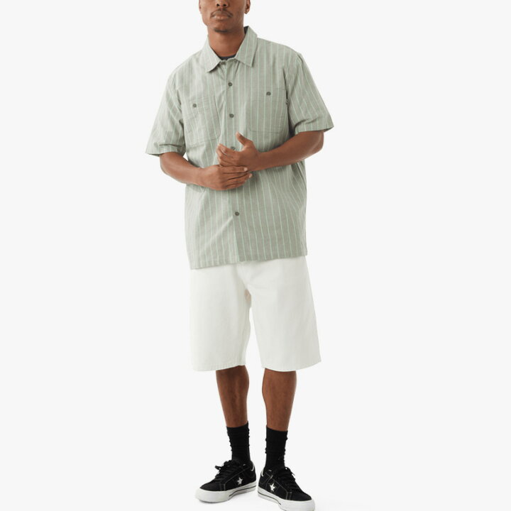 楽天市場】ハフ HUF PARKER WORK SHIRT ワークシャツ 半袖シャツ 