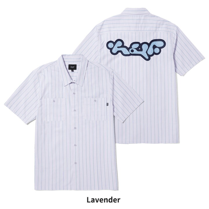 楽天市場】ハフ HUF PARKER WORK SHIRT ワークシャツ 半袖シャツ 