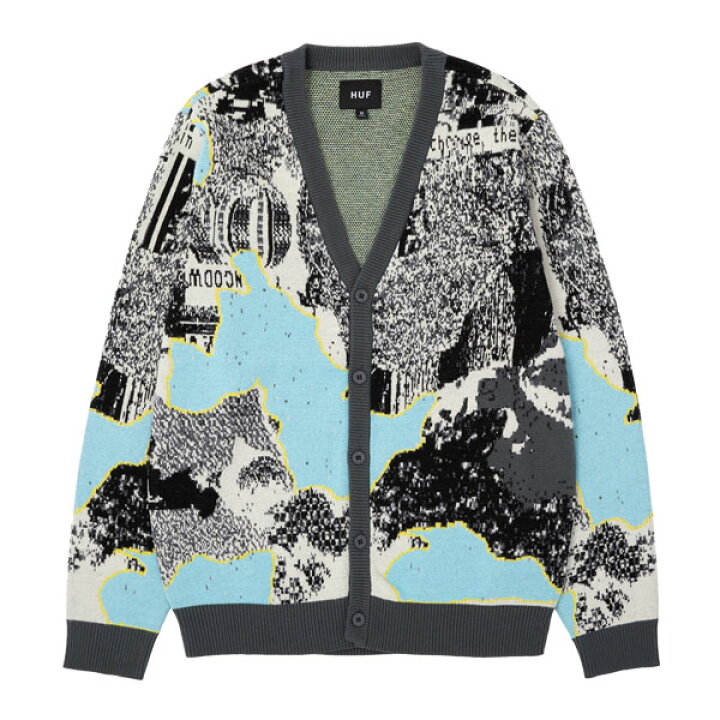 楽天市場】ハフ HUF MASHUP CARDIGAN SWEATER ニット カーディガン 