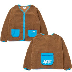 【4/23まで店内全品P5倍以上！】ハフ HUF 10K SHERPA JACKET シェルパ ジャケット フリース ジャケット アウター 女性 ウィメンズ レディース [BB]