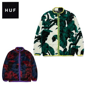 【ポイント5～10倍】ハフ HUF SATIVA FLORAL FULL ZIP SHERPA シェルパ ジャケット フリース ジャケット アウター 男性 メンズ [CC]