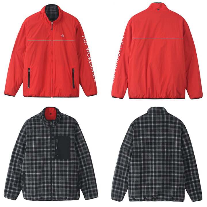 楽天市場】ハフ HUF MILTON REV POLAR FLEECE JACKET フリース 