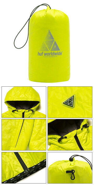 楽天市場】ハフ HUF POLYGON QUILTED JACKET キルティング ジャケット 