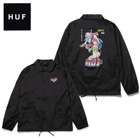 【ポイント5倍以上】ハフ HUF CHUN-LI & CAMMY COACH JACKET コーチ ジャケット ストリートファイター 春麗 キャミィ アウター メンズ [AA]