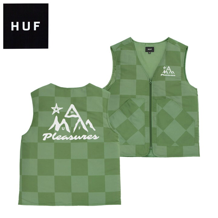 楽天市場】ハフ HUF PLEASURES MIDLAND VEST 中綿入りベスト 