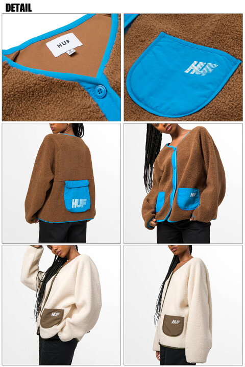 楽天市場】ハフ HUF 10K SHERPA JACKET シェルパ ジャケット フリース 