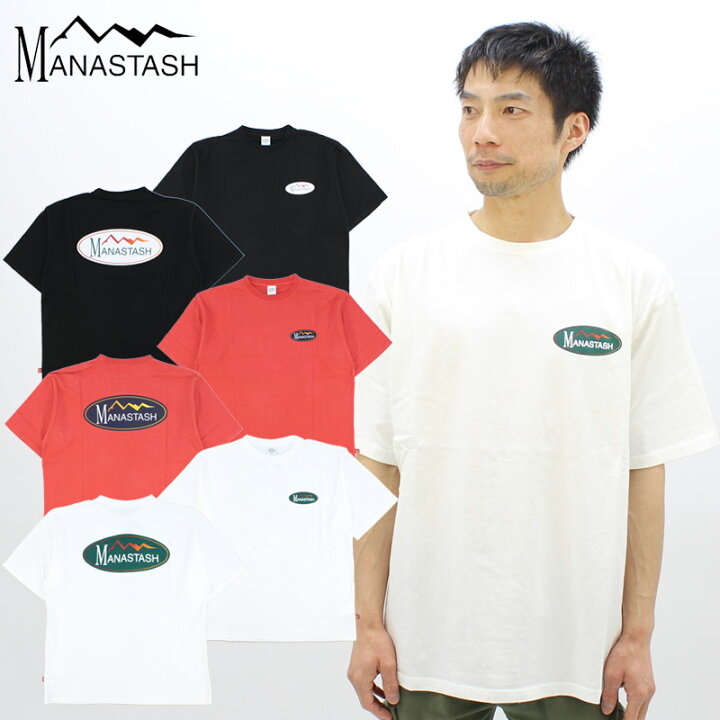 楽天市場】マナスタッシュ 半袖Tシャツ MANASTASH メンズ RE:CTN TEE 