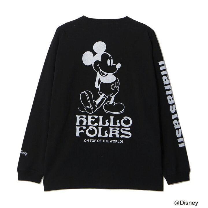 楽天市場】マナスタッシュ メンズ 長袖Tシャツ レディース ミッキー 