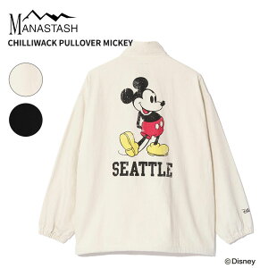 �}�i�X�^�b�V�� �����Y ���� �W���P�b�g ���f�B�[�X �~�b�L�[�}�E�X MANASTASH �f�B�Y�j�[�R���{ CHILLIWACK PULLOVER MICKEY �g�b�v�X 792-5252007