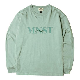 マナスタッシュ MANASTASH MNST LOGO L/S TEE ロゴ ロングスリーブTシャツ トップス 長袖Tシャツ ロンT [AA]