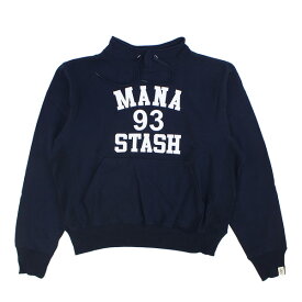 【ポイント5倍以上】マナスタッシュ MANASTASH メンズ COLLEGE LOGO STAND COLLAR SWEATスウェット 長袖 クルーネック 男性 [AA]