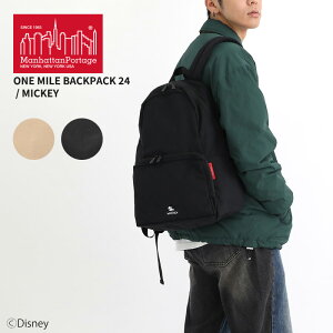 �}���n�b�^���|�[�e�[�W �����b�N �o�b�N�p�b�N Manhattan Portage One Mile Backpack 24 / Mickey MP2202TASMIC24 �f�C�p�b�N