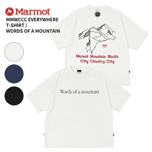 }[bg R{ Y TVc hCTVc MARMOT × CITY COUNTRY CITY MMWCCC GuEFATVc [hIu}Ee MMWCCC Everywhere T-shirt Words of a mountain gbvX Jbg\[ mtss25mst311c
