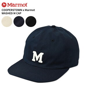 �N�[�p�[�Y�^�E�� x �}�[���b�g �R���{ �L���b�v �X�q COOPERSTOWN x Marmot �E�H�b�V���h M �L���b�v Washed M Cap MTSS25UHG307CT