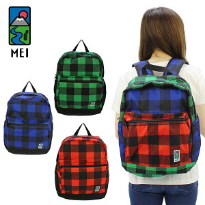 ���C �����b�N �o�b�N�p�b�N MEI �`�F�b�N ���Q�b�W�h �p�b�N S CHECK RUGGED PACK S mei-000-182120