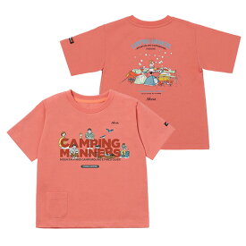 【ポイント5倍以上】ナンガ NANGA ECO HYBRID CAMPING MANNERS SOAP BUBBLES KIDS TEE エコハイブリッド キャンピングマナー ソープバブル キッズティー 子供 半袖Tシャツ トップス カットソー